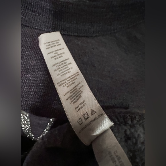 Sweetees - Mother Hustler - fleece sweater - Heather Blue w Silver Glitter sz M - Picture 5 of 7